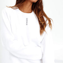 Load image into Gallery viewer, White Crew Neck Jumper
